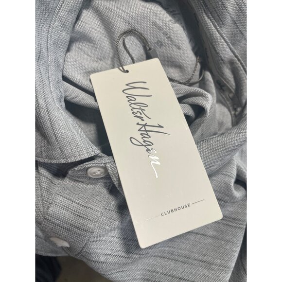 Walter Hagen Perfect 11 Clubhouse Triation Pique Golf Polo Shirt Mens XL Gray - Picture 6 of 10